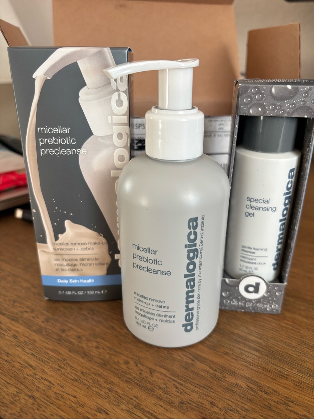 NWT Dermalogica's Micellar Prebiotic Precleanse
and Special Cleansing Gel Set